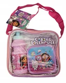 Zestawy naczyń dla dzieci - Zestaw śniadaniowy z torebką Koci Domek Gabi Bidon + Lunchbox Pojemnik - miniaturka - grafika 1
