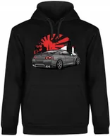 Bluzy męskie - BLUZA MĘSKA Z KAPTUREM MOTORYZACYJNA NISSAN GT R NISMO CZARNA R-XL A582 - miniaturka - grafika 1