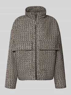 Kurtka ze stójką i kieszeniami z patką - Płaszcze męskie - miniaturka - grafika 1