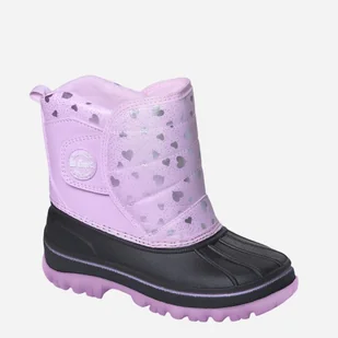 Śniegowce dziecięce dla dziewczynki ocieplane Lee Cooper LCJ-24-44-2863K 24 Różowe (5904292150748) - Buty dla dziewczynek - miniaturka - grafika 1
