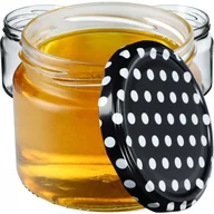 Pojemniki kuchenne - Słoiki Sonka 330ml 20szt. 82mm + wieczka "Czarny Groszek" - miniaturka - grafika 1