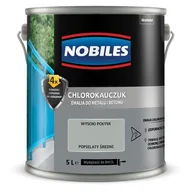 Emalie - Nobiles Farba chlorokauczukowa Chlorokauczuk Popielaty Średni 5 l - miniaturka - grafika 1