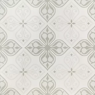 OPOCZNO PATCHWORK CONCEPT WHITE-GREY FLORES SATIN 29,8x29,8 GAT 1 - Płytki ceramiczne - miniaturka - grafika 1