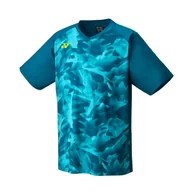 Koszulki sportowe męskie - Koszulka męska Yonex Men's Crew Neck Shirt YM0033 Blue Green L - miniaturka - grafika 1