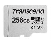 Karty pamięci - Transcend Highspeed karta pamięci micro SDXC/SDHC 256 GB (do smartfonów itp. i aparatów cyfrowych) / 4K, U3, V30, A1, UHS-I  TS256GUSD300S-A (z adapterem) - miniaturka - grafika 1