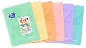 Zeszyty szkolne - Zeszyt A5 60k kratka margines EASYBOOK PASTEL 2w1 400161235 OXFORD - miniaturka - grafika 1