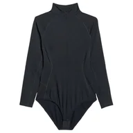 Koszulki sportowe damskie - Damska koszulka 4F Brushed Underwear F092 Rozmiar: M / Kolor: czarny - miniaturka - grafika 1