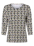 Koszulki i topy damskie - RABE - Koszulka damska, wielokolorowy - miniaturka - grafika 1