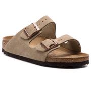 Klapki i japonki damskie - Birkenstock Klapki Arizona Bs 0951303 Taupe - miniaturka - grafika 1