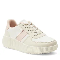 Sneakersy damskie - Sneakersy DeeZee Abha WAG1217111A Beżowy - miniaturka - grafika 1