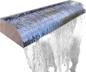 Fontanny ogrodowe - Wodospad Köhko Victoria 30 cm ze stali nierdzewnej o wysokim połysku Aquafall - miniaturka - grafika 1