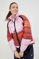 Kurtki damskie - adidas TERREX kurtka sportowa puchowa Utilitas kolor różowy - miniaturka - grafika 1
