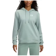 Bluzy sportowe damskie - Bluza damska Under Armour Rival Terry Hoodie Rozmiar: XS / Kolor: różowy - miniaturka - grafika 1