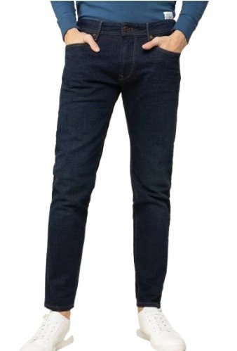 PEPE JEANS JEANSY PROSTE GRANATOWE MĘSKIE DŁUGIE 34/32 2Z4D3_D* 34/32 2_4