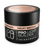 Żele do paznokci - PALU Żel Budujący Pro Light Milky Brown 45g - miniaturka - grafika 1