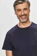 Koszulki męskie - G-Star Raw t-shirt bawełniany D16411.336 męski kolor granatowy gładki - miniaturka - grafika 1