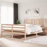 Łóżka - Lumarko Rama łóżka, lite drewno sosnowe, 180x200 cm, Super King - miniaturka - grafika 1