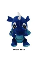 Maskotki i pluszaki - Smok "Kraków" granatowy niebieski 19cm - miniaturka - grafika 1