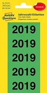 Etykiety samoprzylepne i bloki etykiet - Avery Zweckform Etykiety z wydrukowanymi latami; 100 etyk./op., 60 x 26 mm, nadruk: 2019, Zweckform 43-219 - miniaturka - grafika 1