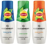 Syropy i koncentraty owocowe - Zestaw SodaStream Syrop Lipton Green Ice Tea 440 ml + Syrop Lipton Ice Tea Lemon 440 ml + Syrop Lipton Ice Tea Peach 440 ml - miniaturka - grafika 1