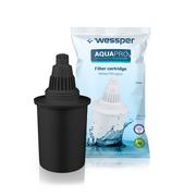Wkłady filtrujące - WESSPER Filtr alkalizujący do dzbanków AquaPro Wessper WES027-BK czarny 1szt - miniaturka - grafika 1