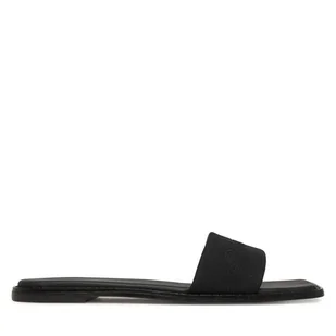 Klapki Calvin Klein Flat Slide - He HW0HW02378 Czarny - Klapki i japonki damskie - miniaturka - grafika 1