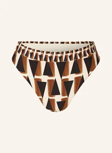 Seafolly Dół Od Bikini Z Wysokim Stanem Secret Garden schwarz - Stroje kąpielowe - miniaturka - grafika 1