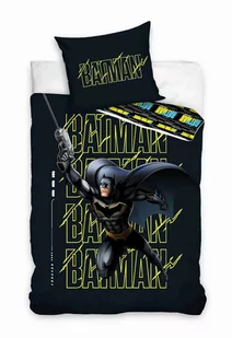 Carbotex, Komplet pościeli bawełnianiej 140X200 + 70X90, Batman - Pościel dla dzieci - miniaturka - grafika 1
