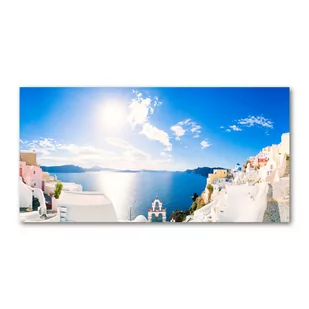 Foto obraz szklany Santorini Grecja - Foto gadżety - miniaturka - grafika 1