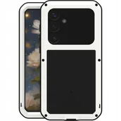 Etui i futerały do telefonów - LOVE MEI Etui pancerne + szkło Powerful do Galaxy S25 Plus, białe - miniaturka - grafika 1