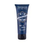 Kosmetyki do pielęgnacji twarzy męskie - Benecos : Men Shaving Cream (75 ml) - miniaturka - grafika 1
