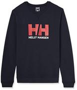 Bluzy damskie - Helly Hansen Helly-Hansen damska bluza z logo HH Crew na co dzień sportowa, granatowa, S 34003 - miniaturka - grafika 1
