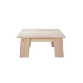 Taborety i hokery - Stołek z litego drewna sosnowego – Rojaplast - miniaturka - grafika 1