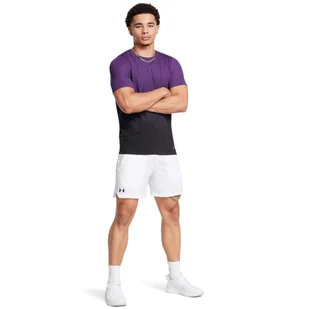 Męskie spodenki treningowe Under Armour UA Vanish Woven 6in Shorts - białe - UNDER ARMOUR - Spodnie sportowe męskie - miniaturka - grafika 1