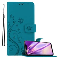 Etui i futerały do telefonów - Cadorabo pokrowiec na Huawei MATE 20 LITE pokrowiec ochronny w kolorze niebieskim pokrowiec ochronny pokrowiec na telefon komórkowy etui w kwiaty etui w kwiaty - miniaturka - grafika 1