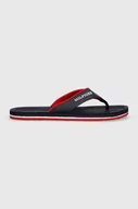 Klapki i japonki męskie - Tommy Hilfiger japonki COMFORT BEACH SANDAL męskie kolor granatowy FM0FM05029 - miniaturka - grafika 1