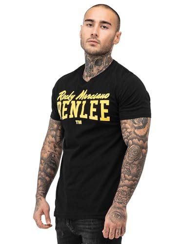 BENLEE Rocky Marciano Męski T-shirt z logo Promo Shortsleeve czarny czarny XS