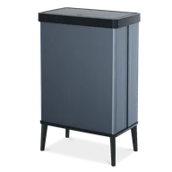 Kosze na śmieci - Kosz na śmieci wysoki VERTO 54L perłowy niebieski - Curver - miniaturka - grafika 1