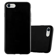 Etui i futerały do telefonów - Pokrowiec Do Apple iPhone 7 / 7S / 8 / SE 2020 Etui w CANDY CZARNY TPU Silikon Obudowa Case Cover Ochronny Plecki Cadorabo - miniaturka - grafika 1