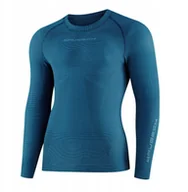 Koszulki męskie - LS1595M Koszulka męska 3D PRO z długim rękawem niebieski XL - miniaturka - grafika 1