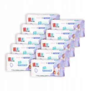 ﻿10x Opharm ZESTAW Fifi Chusteczki nawilżane wodą 98% dla dzieci niemowląt - Chusteczki nawilżane - miniaturka - grafika 1