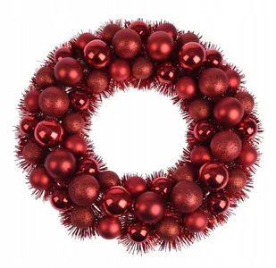 Wieniec świąteczny bożonarodzeniowy na drzwi 39 cm - Ozdoby bożonarodzeniowe - miniaturka - grafika 1