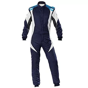 Pierwszy strój EVO NAVY BLUE/CYAN rozm. 60 FIA 8856-2018 - Odzież motocyklowa - miniaturka - grafika 1