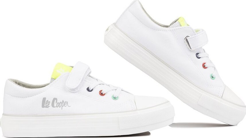 Lee Cooper Buty dla dzieci Lee Cooper białe LCW-24-31-2272K 33