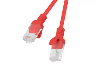 LANBERG Patchcord PCU5-20CC-0050-R kat.5e 0,5M czerwony 10-pack PCU5-20CC-0050-R - Kable miedziane - miniaturka - grafika 1
