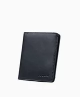 Portfele - PUCCINI Czarny mały damski portfel skórzany Etna - miniaturka - grafika 1