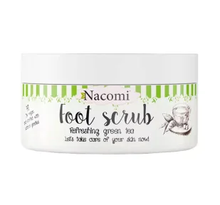 Nacomi Peeling naturalny do stóp o zapachu zielonej herbaty 100ml - Pielęgnacja stóp - miniaturka - grafika 4