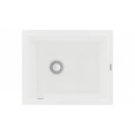 Zlewozmywaki - Mexen Pedro zlewozmywak granitowy 1-komorowy 560 x 460 mm, biały - 6508561000-20 - miniaturka - grafika 1