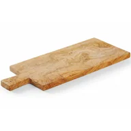 Deski do krojenia - Deska do serwowania wędlin serów przekąsek z drewna oliwnego 480 x 190 mm - miniaturka - grafika 1
