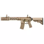 Karabiny ASG - Karabin szturmowy 6mm Lancer Tactical USA LT-25 AEG M4 Interceptor Hybrid 10'' - Tan - miniaturka - grafika 1